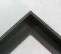 This tall floater frame features a slim 3/8 " profile and a 1-3/4 " depth. The frame comes in a matte black for a modern and classic finish.