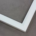 This 1-1/4inch white liner has an authentic, soft linen texture and flat face with a sloped inner lip.
Linen liners are a great option for providing white space between art and frame. Where glass is generally required to protect paper artworks and their mat, a linen liner does not require glass, making it ideal for paintings and Giclée prints.
1.25 inch width: ideal for smaller artworks.
